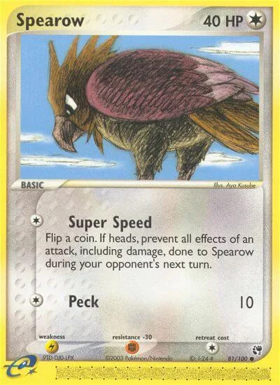 Spearow, Sandstorm 81/100