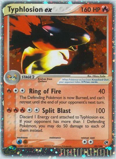 Typhlosion ex, Sandstorm 99/100
