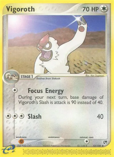 Vigoroth, Sandstorm 52/100