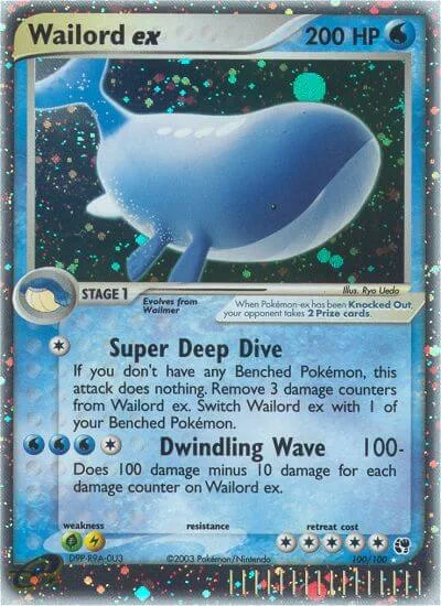 Wailord ex, Sandstorm 100/100