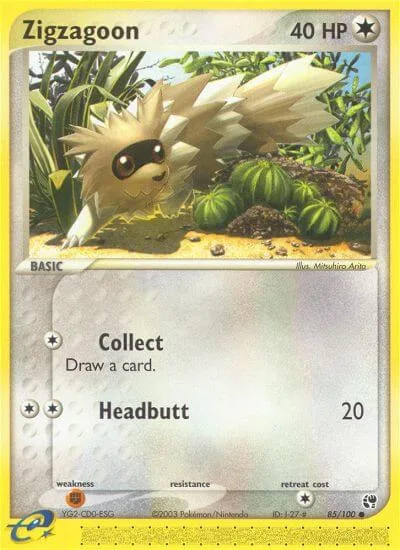 Zigzagoon, Sandstorm 85/100
