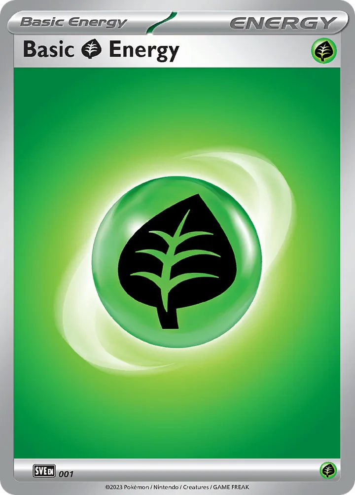Basic Grass Energy, Scarlet & Violet Energy 001