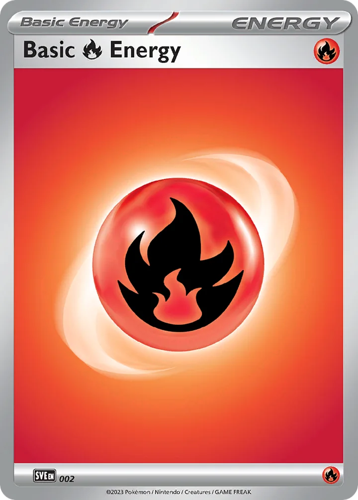 Basic Fire Energy, Scarlet & Violet Energy 002