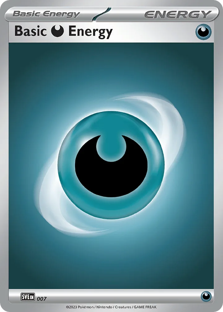 Basic Darkness Energy, Scarlet & Violet Energy 007
