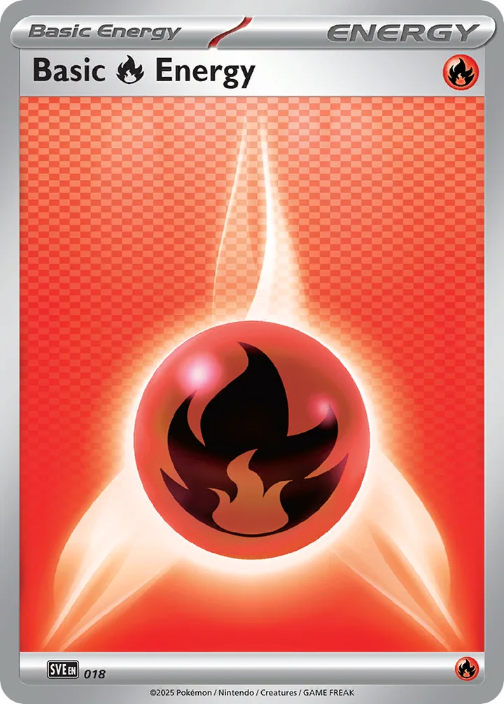 Basic Fire Energy, Scarlet & Violet Energy 018