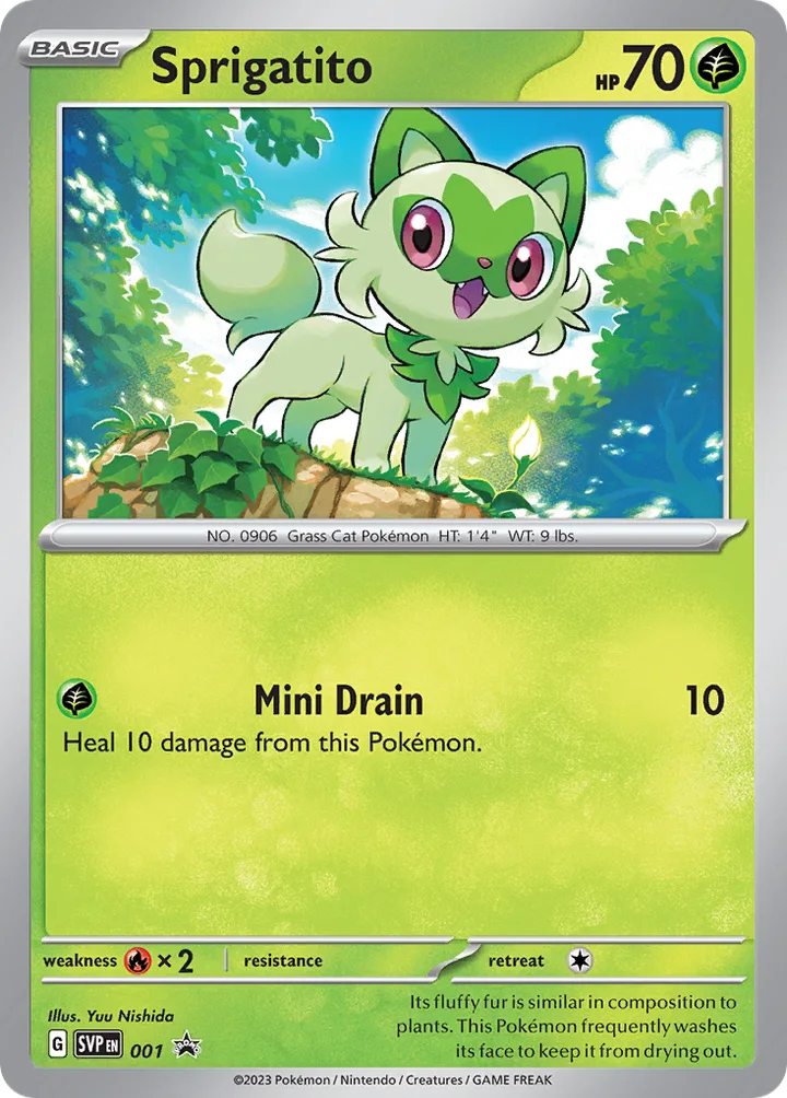 Sprigatito, Scarlet & Violet Promos 001