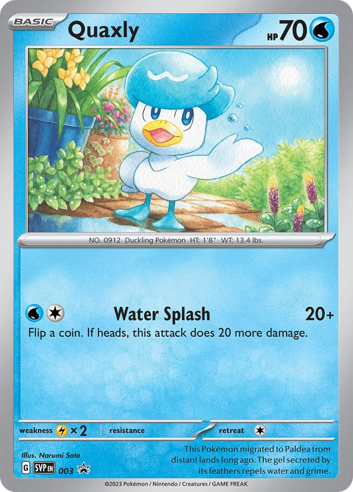 Quaxly, Scarlet & Violet Promos 003