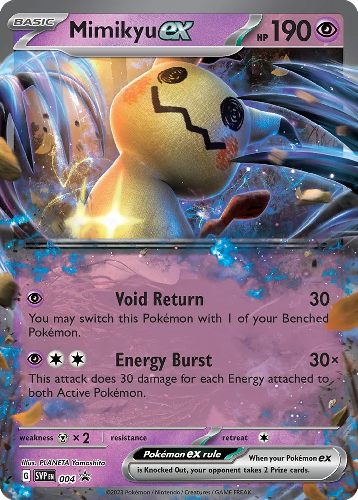 Mimikyu ex, Scarlet & Violet Promos 004