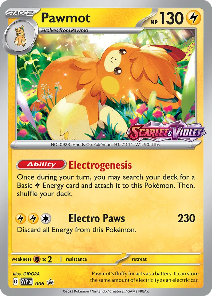Pawmot, Scarlet & Violet Promos 006