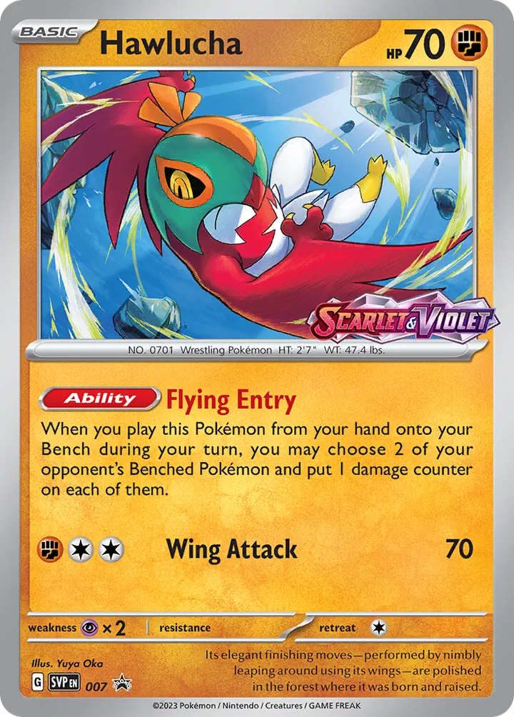 Hawlucha, Scarlet & Violet Promos 007