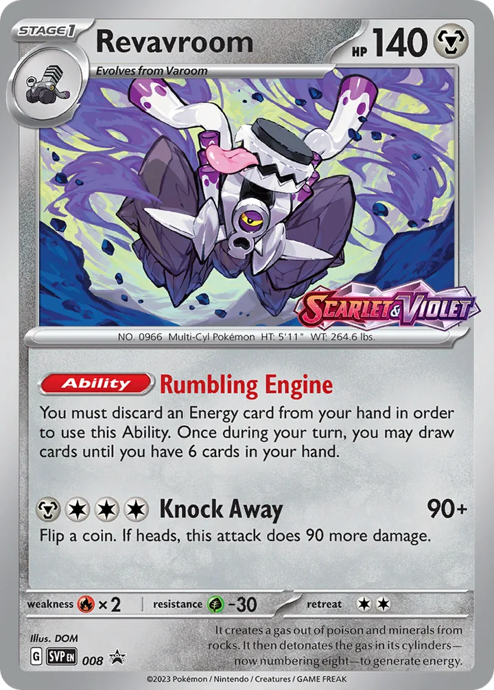 Revavroom, Scarlet & Violet Promos 008