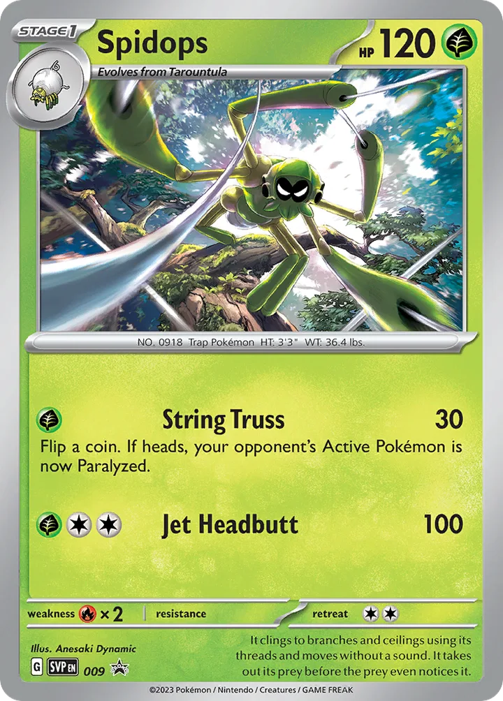 Spidops, Scarlet & Violet Promos 009