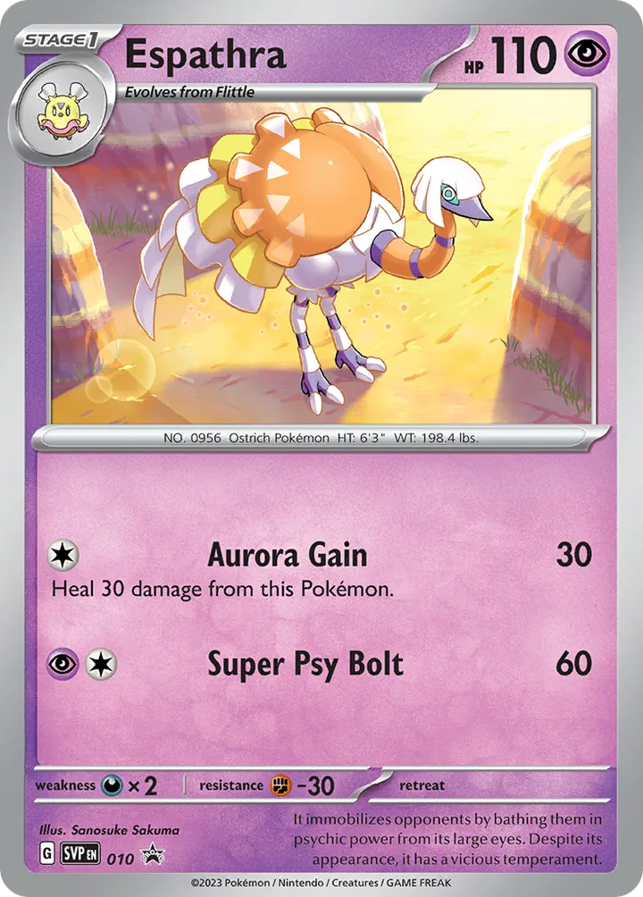 Espathra, Scarlet & Violet Promos 010