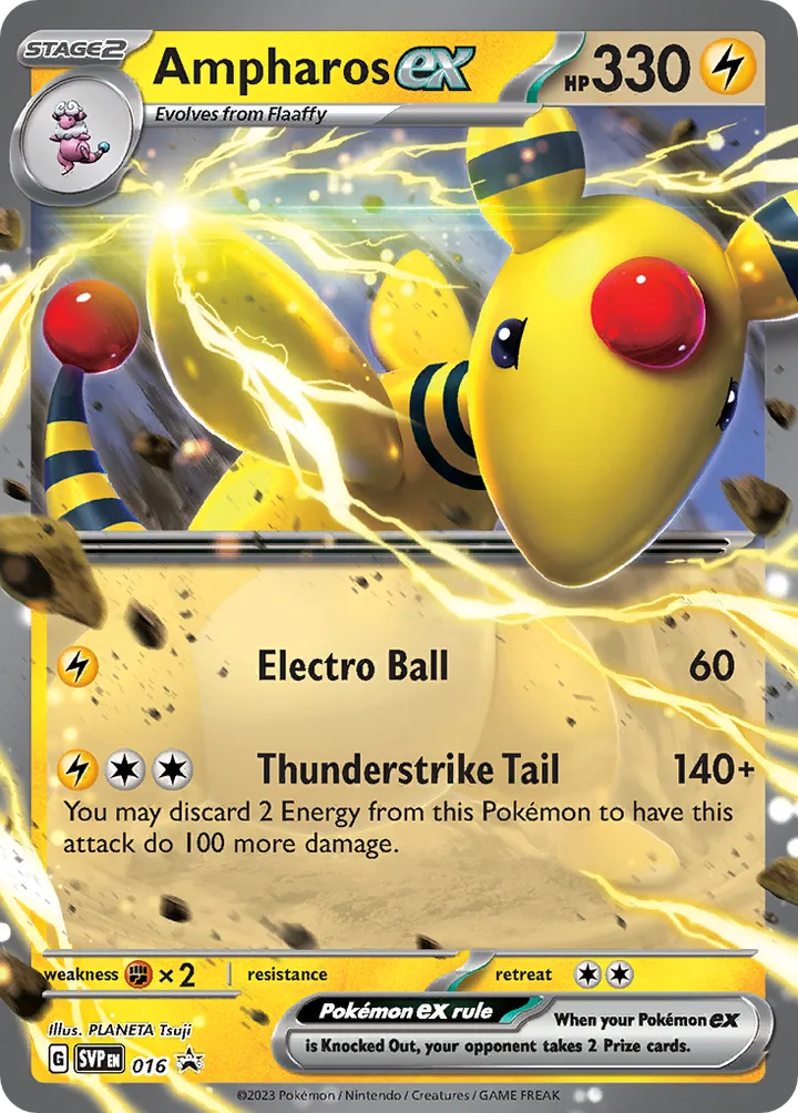 Ampharos ex, Scarlet & Violet Promos 016