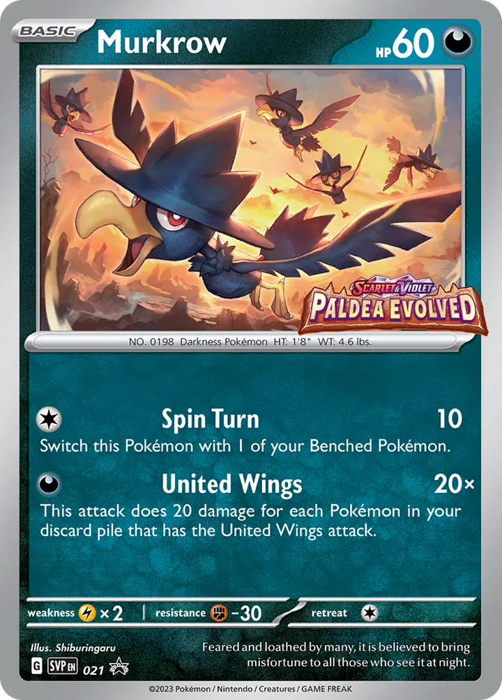 Murkrow, Scarlet & Violet Promos 021