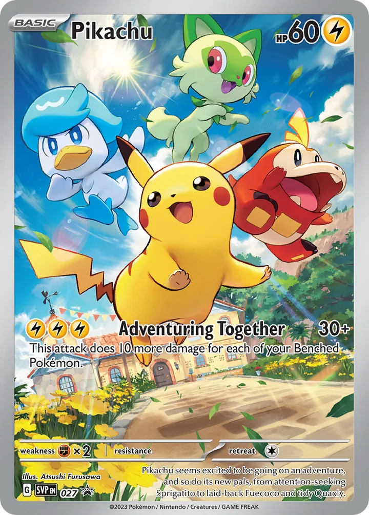 Pikachu, Scarlet & Violet Promos 027