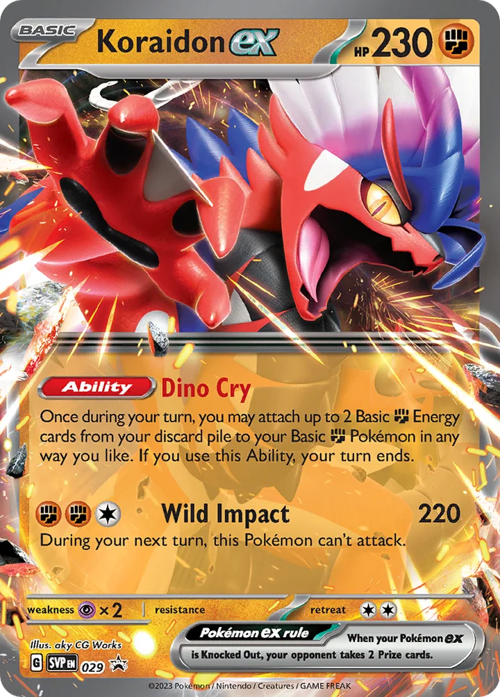 Koraidon ex, Scarlet & Violet Promos 029