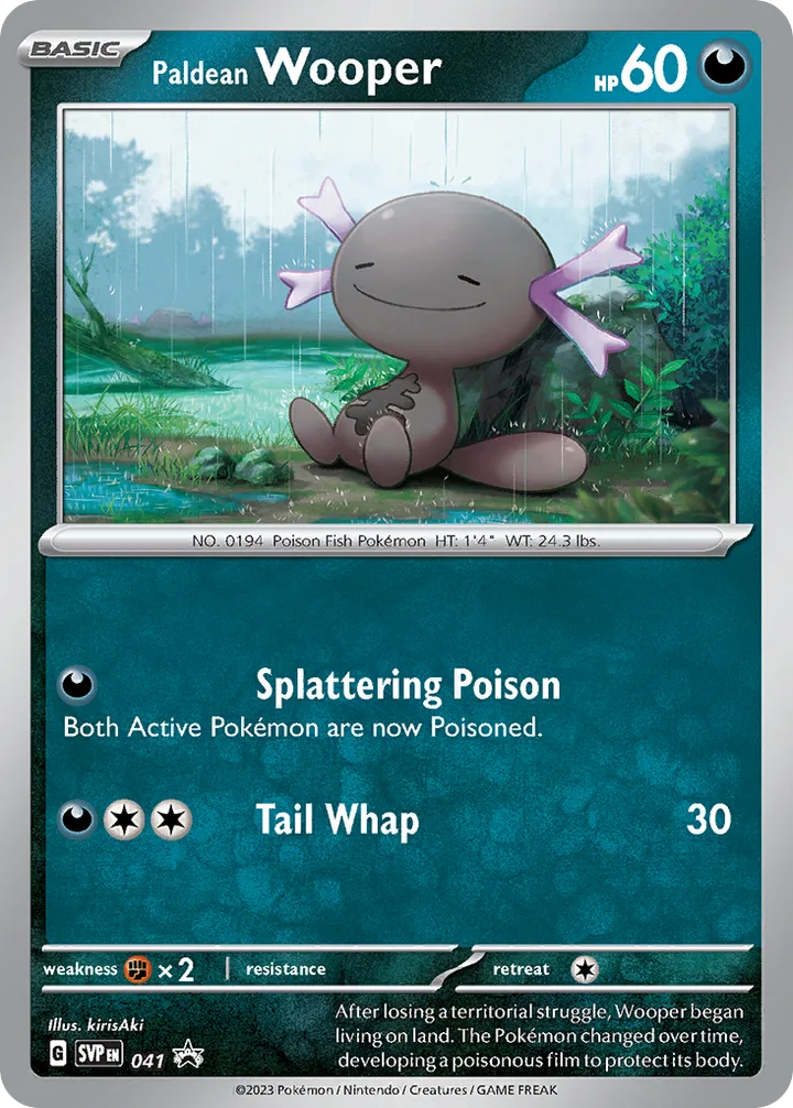 Paldean Wooper, Scarlet & Violet Promos 041