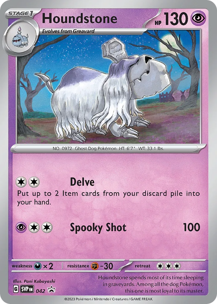 Houndstone, Scarlet & Violet Promos 042