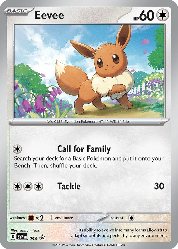 Eevee, Scarlet & Violet Promos 043