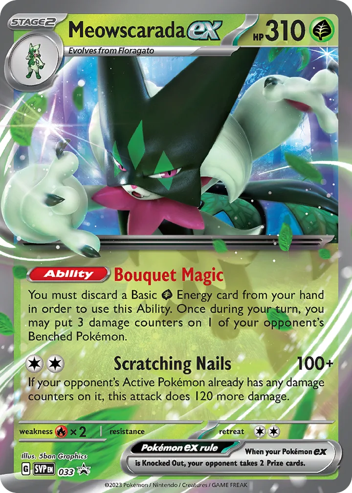 Meowscarada ex, Scarlet & Violet Promos 033