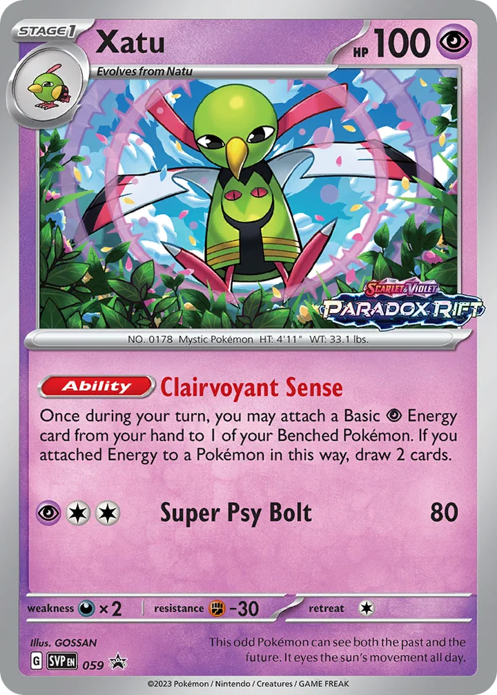 Xatu, Scarlet & Violet Promos 059