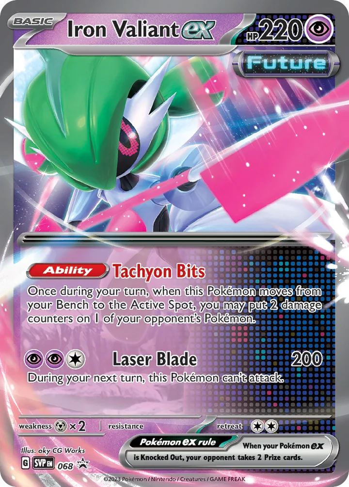 Iron Valiant ex, Scarlet & Violet Promos 068