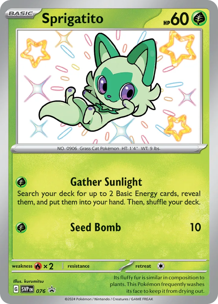 Sprigatito, Scarlet & Violet Promos 076