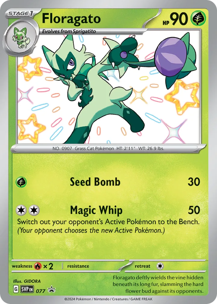 Floragato, Scarlet & Violet Promos 077