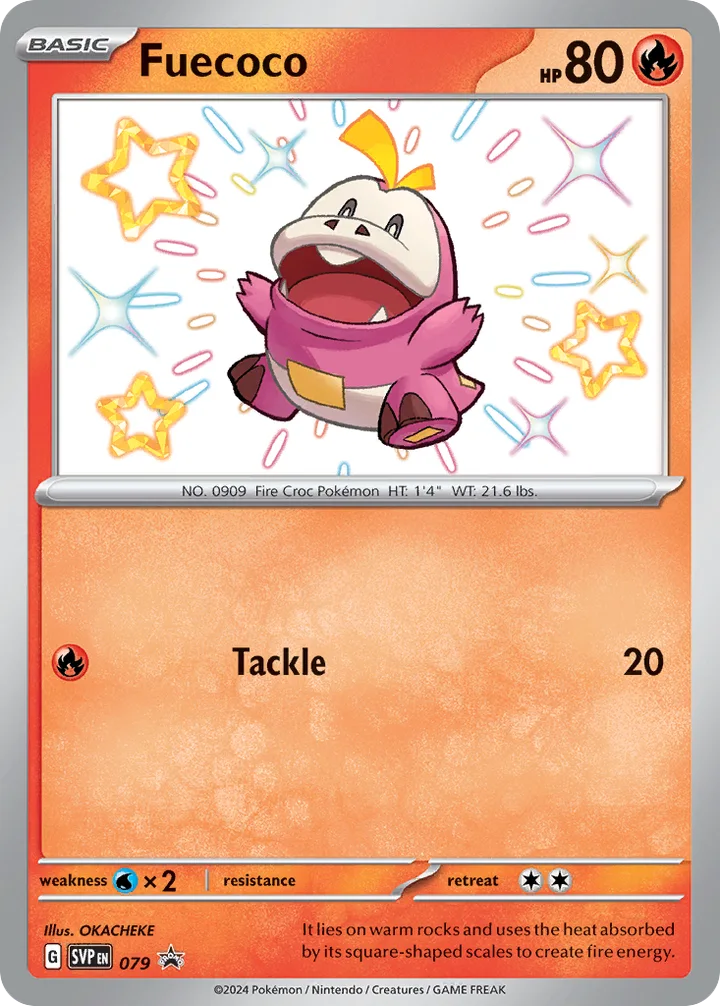 Fuecoco, Scarlet & Violet Promos 079
