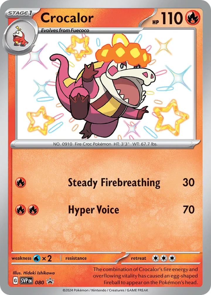Crocalor, Scarlet & Violet Promos 080