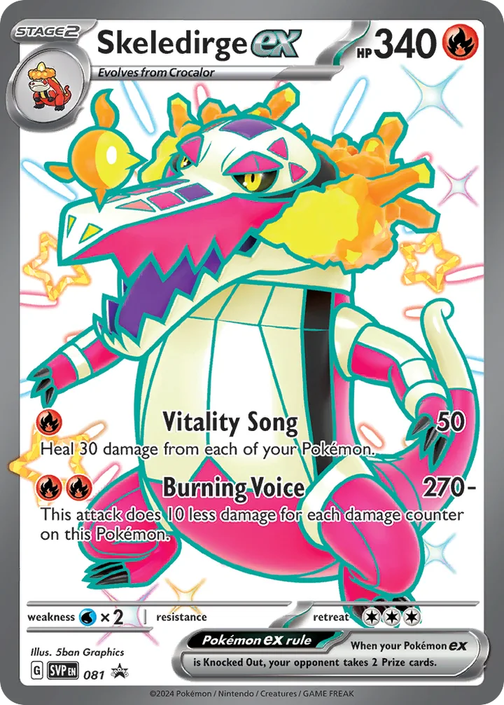 Skeledirge ex, Scarlet & Violet Promos 081