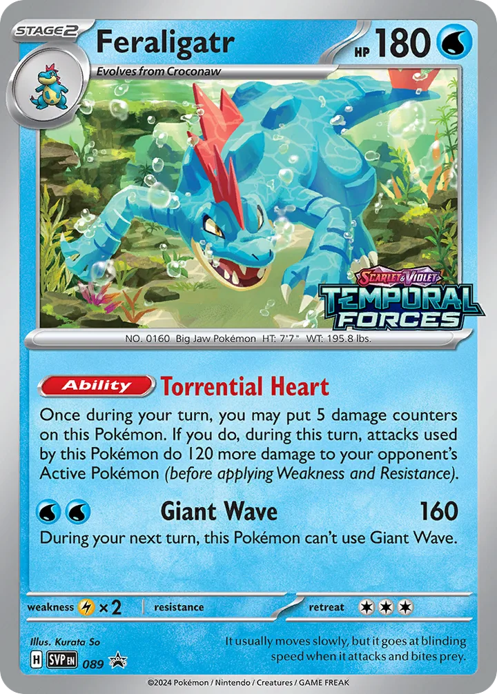 Feraligatr, Scarlet & Violet Promos 089