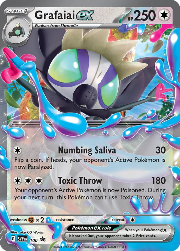 Grafaiai ex, Scarlet & Violet Promos 100