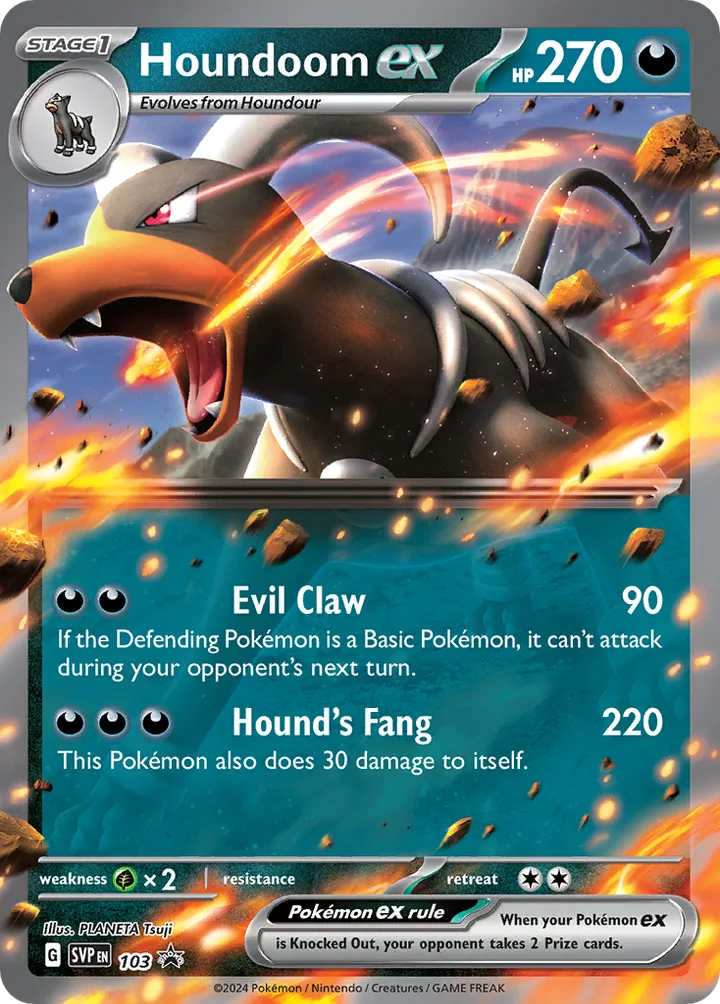 Houndoom ex, Scarlet & Violet Promos 103