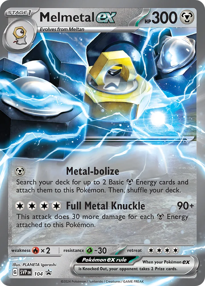 Melmetal ex, Scarlet & Violet Promos 104