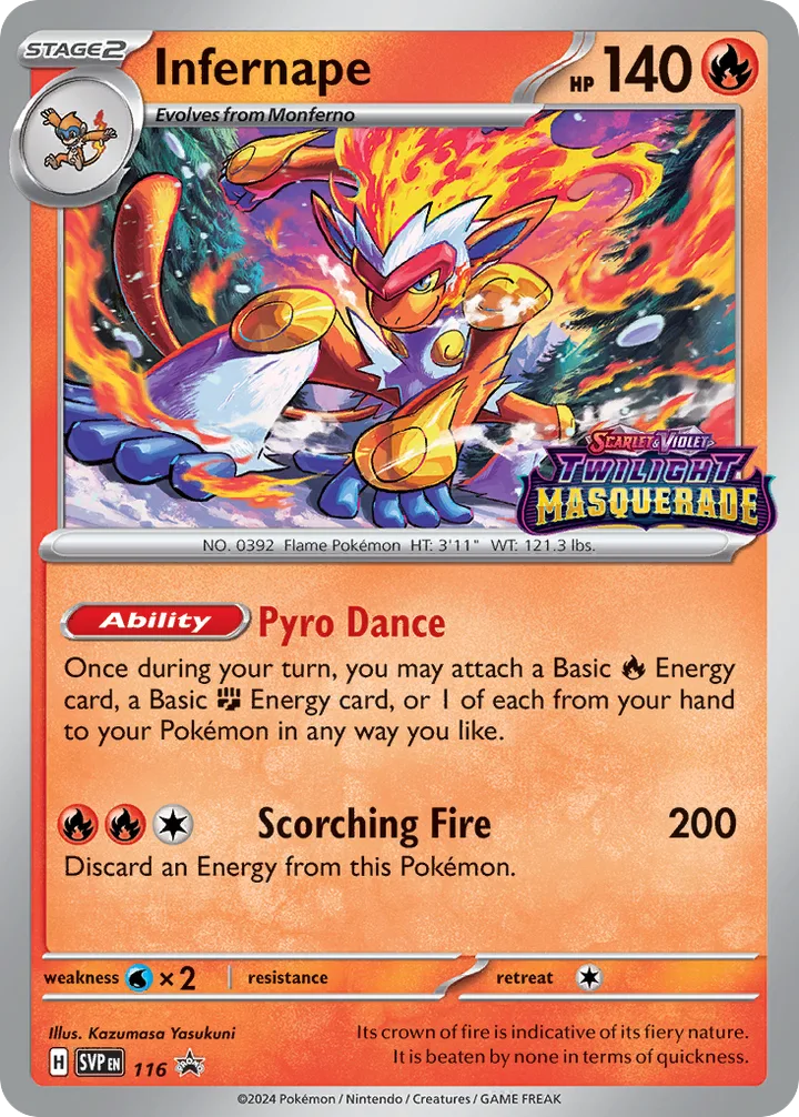 Infernape, Scarlet & Violet Promos 116