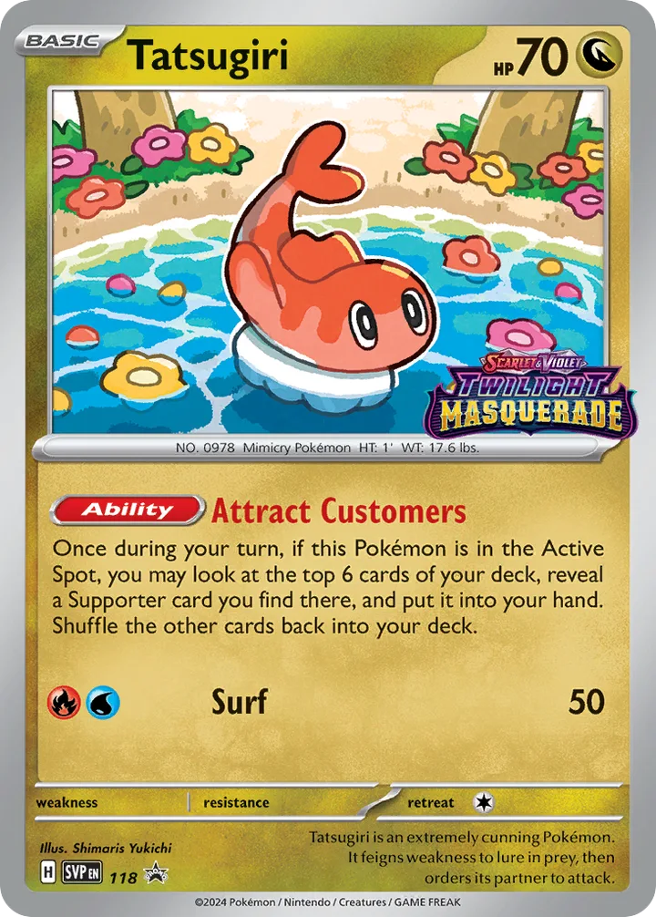 Tatsugiri, Scarlet & Violet Promos 118