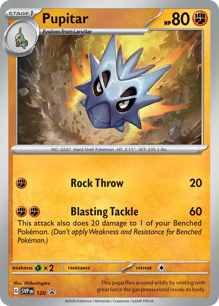 Pupitar, Scarlet & Violet Promos 120