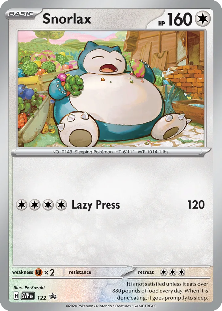 Snorlax, Scarlet & Violet Promos 122