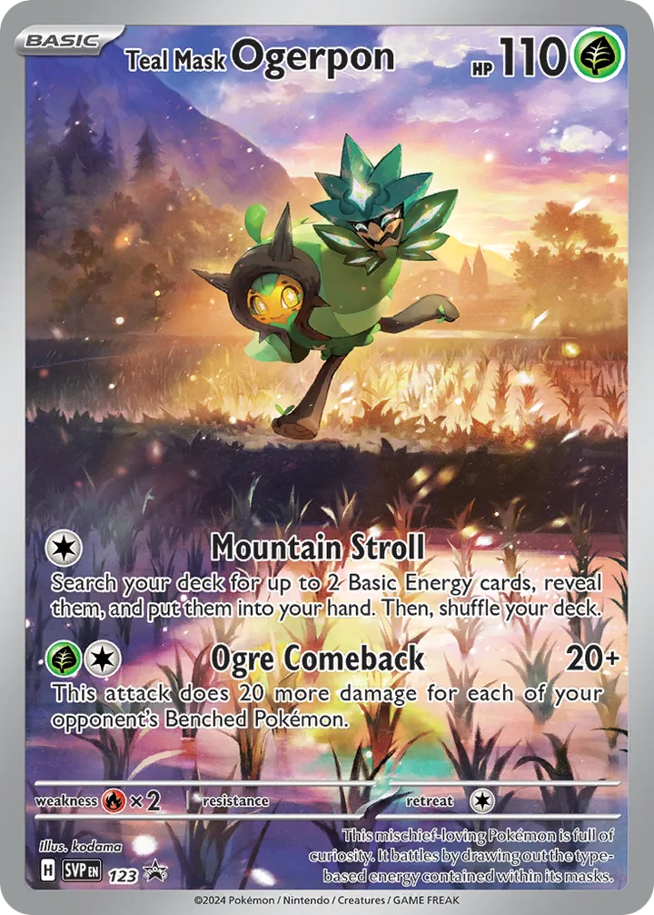 Teal Mask Ogerpon, Scarlet & Violet Promos 123