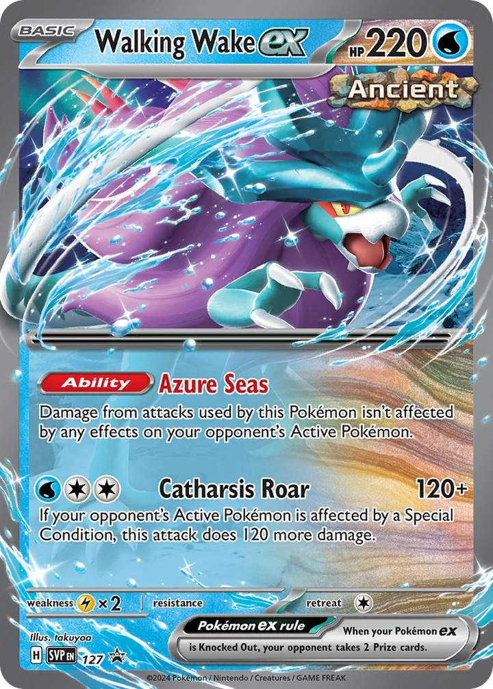 Walking Wake ex, Scarlet & Violet Promos 127
