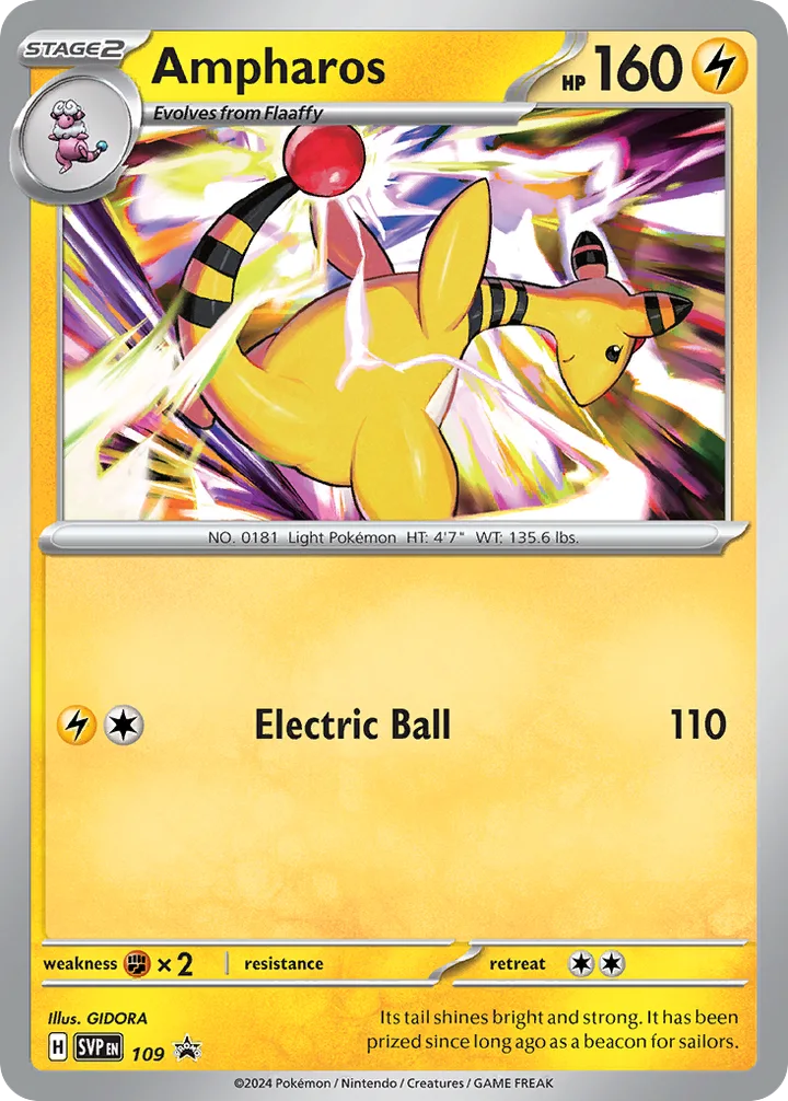 Ampharos, Scarlet & Violet Promos 109
