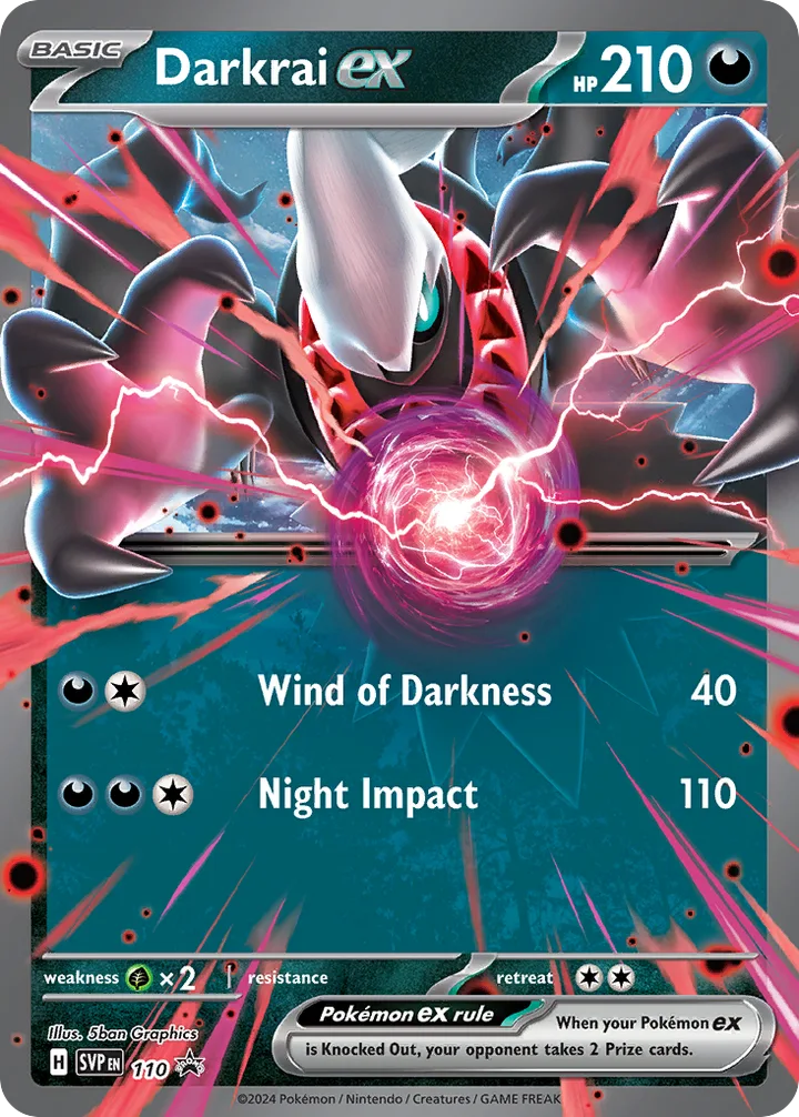 Darkrai ex, Scarlet & Violet Promos 110