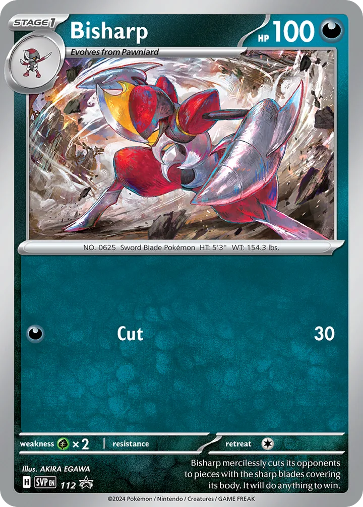 Bisharp, Scarlet & Violet Promos 112
