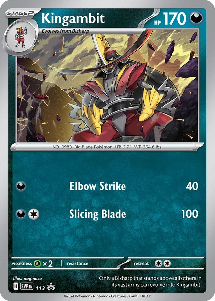 Kingambit, Scarlet & Violet Promos 113
