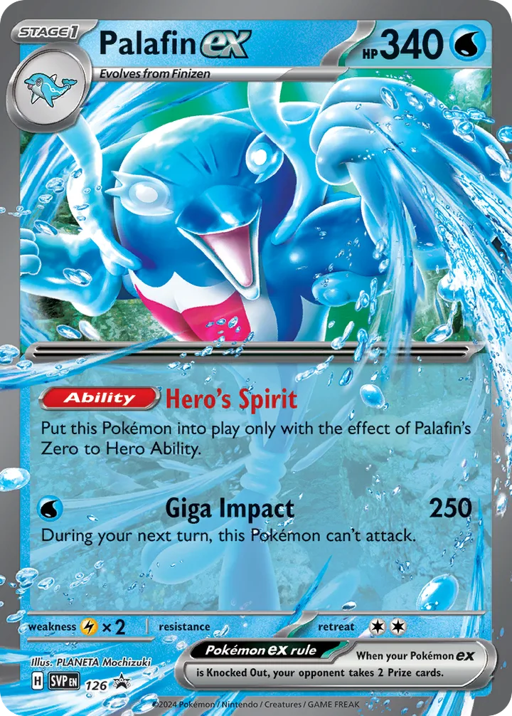 Palafin ex, Scarlet & Violet Promos 126