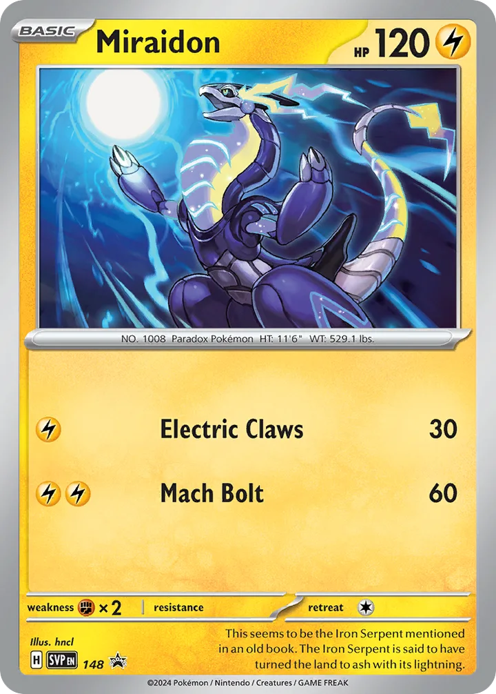 Miraidon, Scarlet & Violet Promos 148