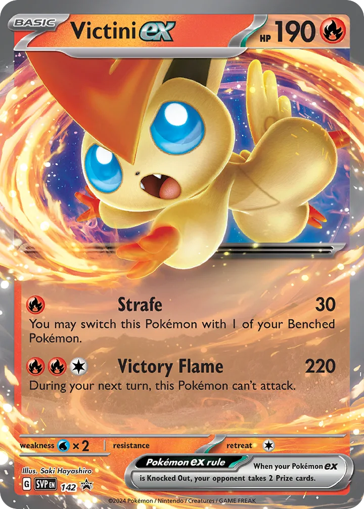 Victini ex, Scarlet & Violet Promos 142
