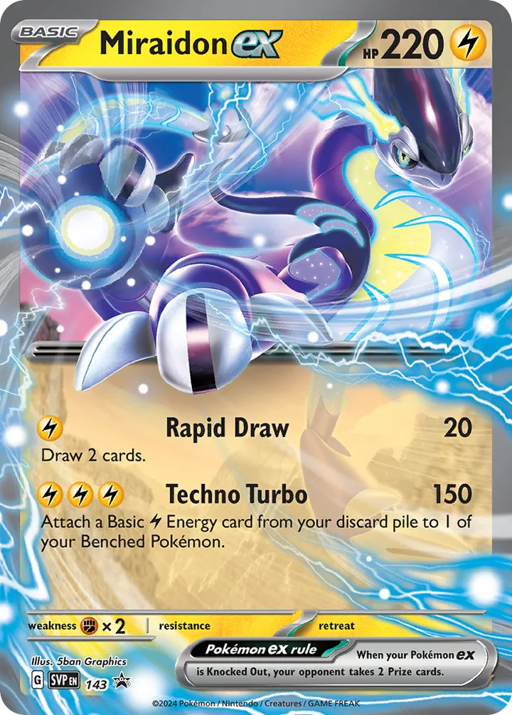 Miraidon ex, Scarlet & Violet Promos 143